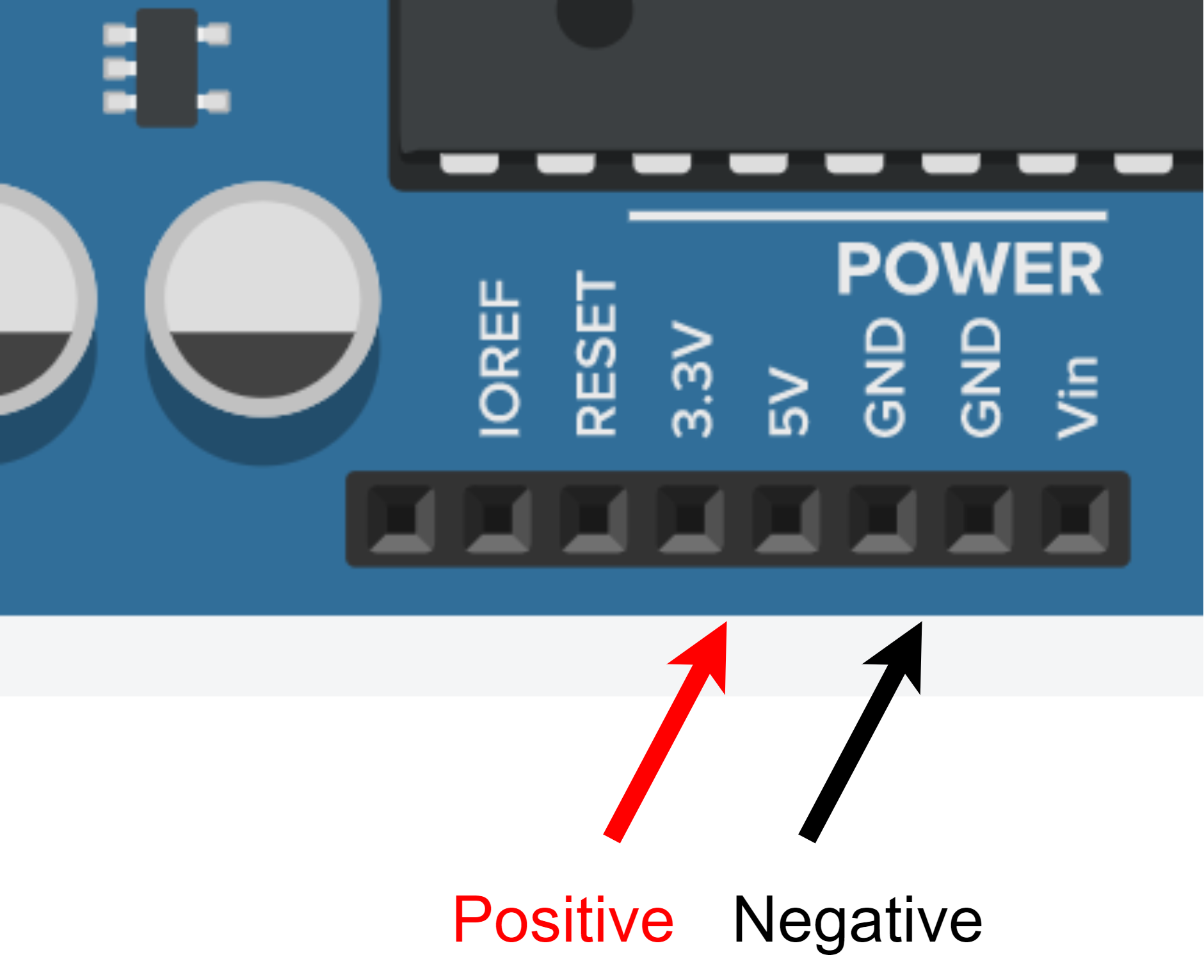 Épingles non programmables de la carte Arduino